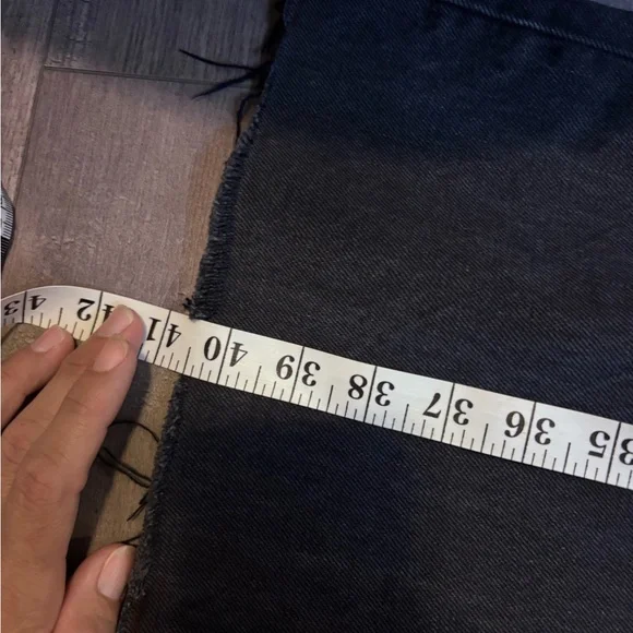 GRLFRND Charcoal Wide Leg Jeans - Picture 8 of 8